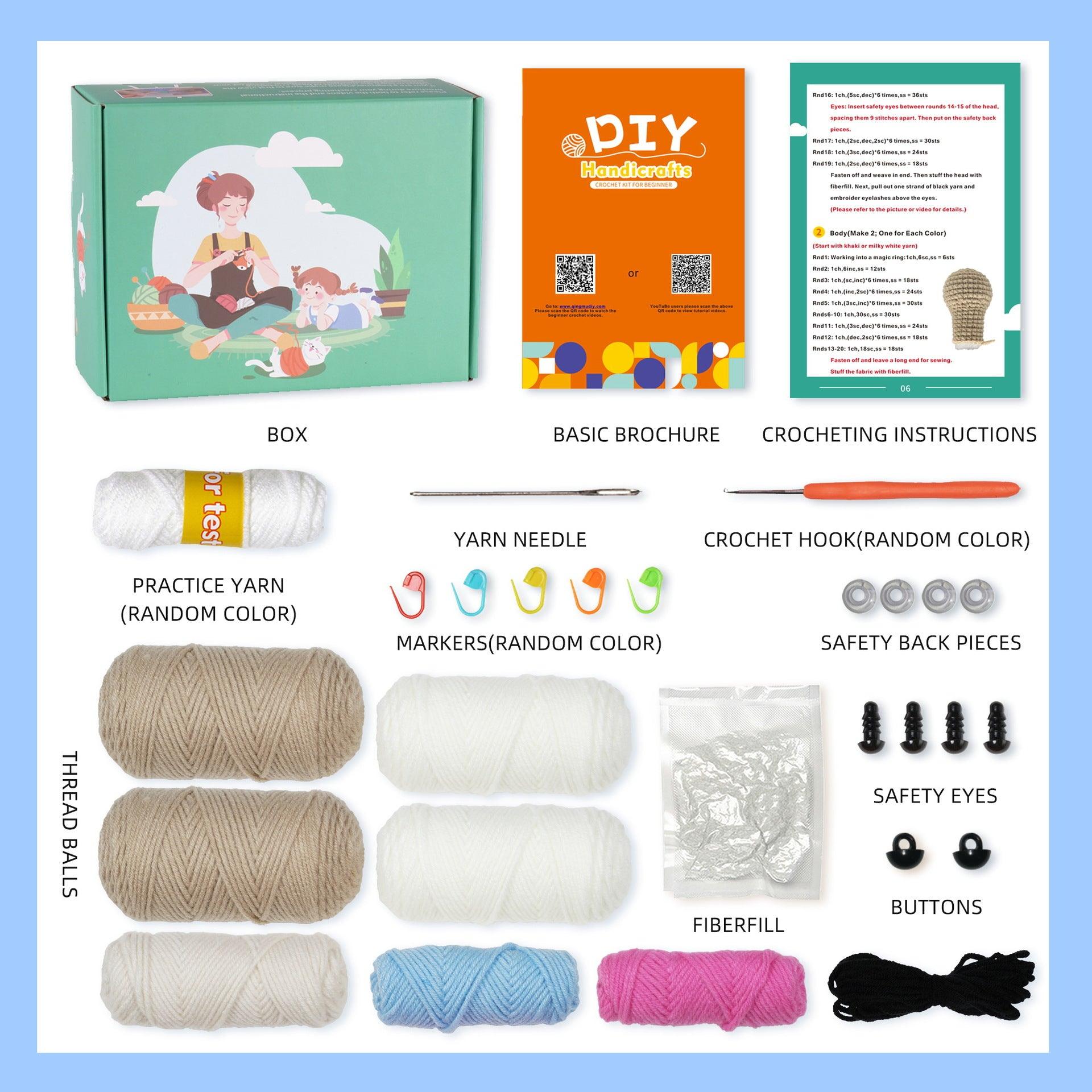 Alpaca Crochet Kit for Beginners – Get Hooked on This Adorable Fluff!" 🦙🧶 - Dynamic Frog