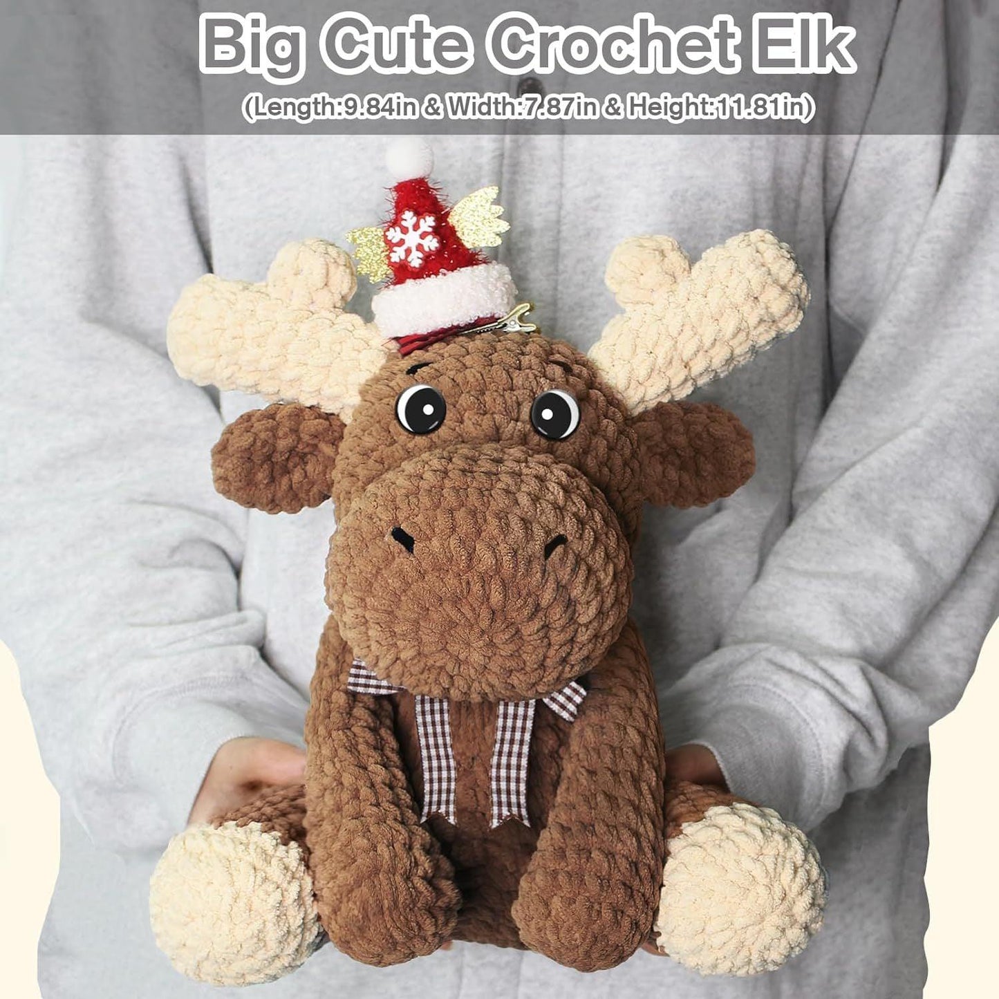 Brown Calf Crochet Kit for Beginners – Stitch Your Way to Cuteness!🐄🧶 - Dynamic Frog