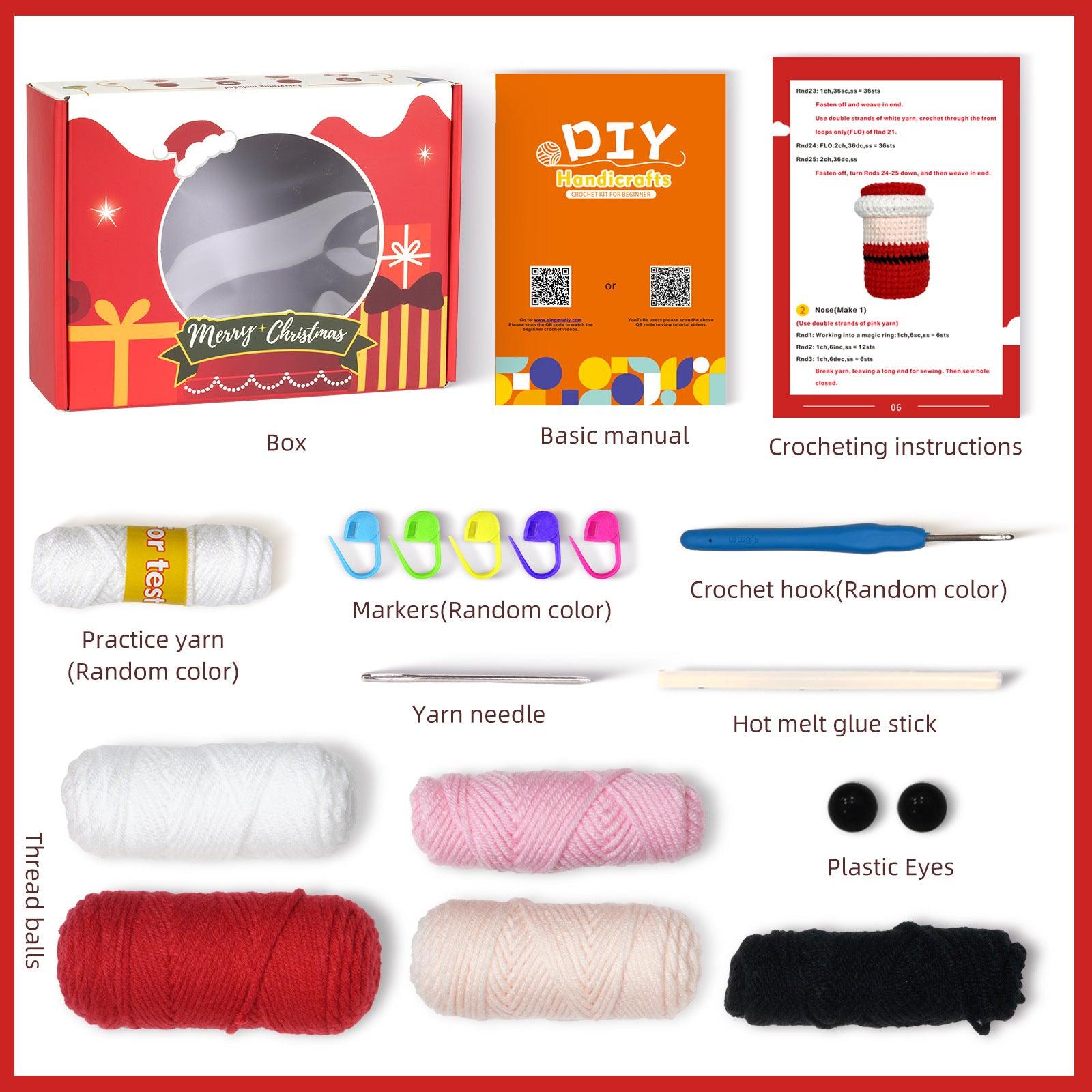 Beginners Crochet Kit-Santa Claus - Dynamic Frog