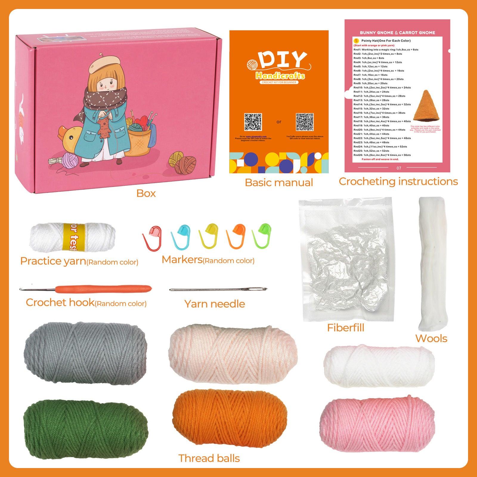 Beginners Crochet Kit-Christmas Carrots - Dynamic Frog