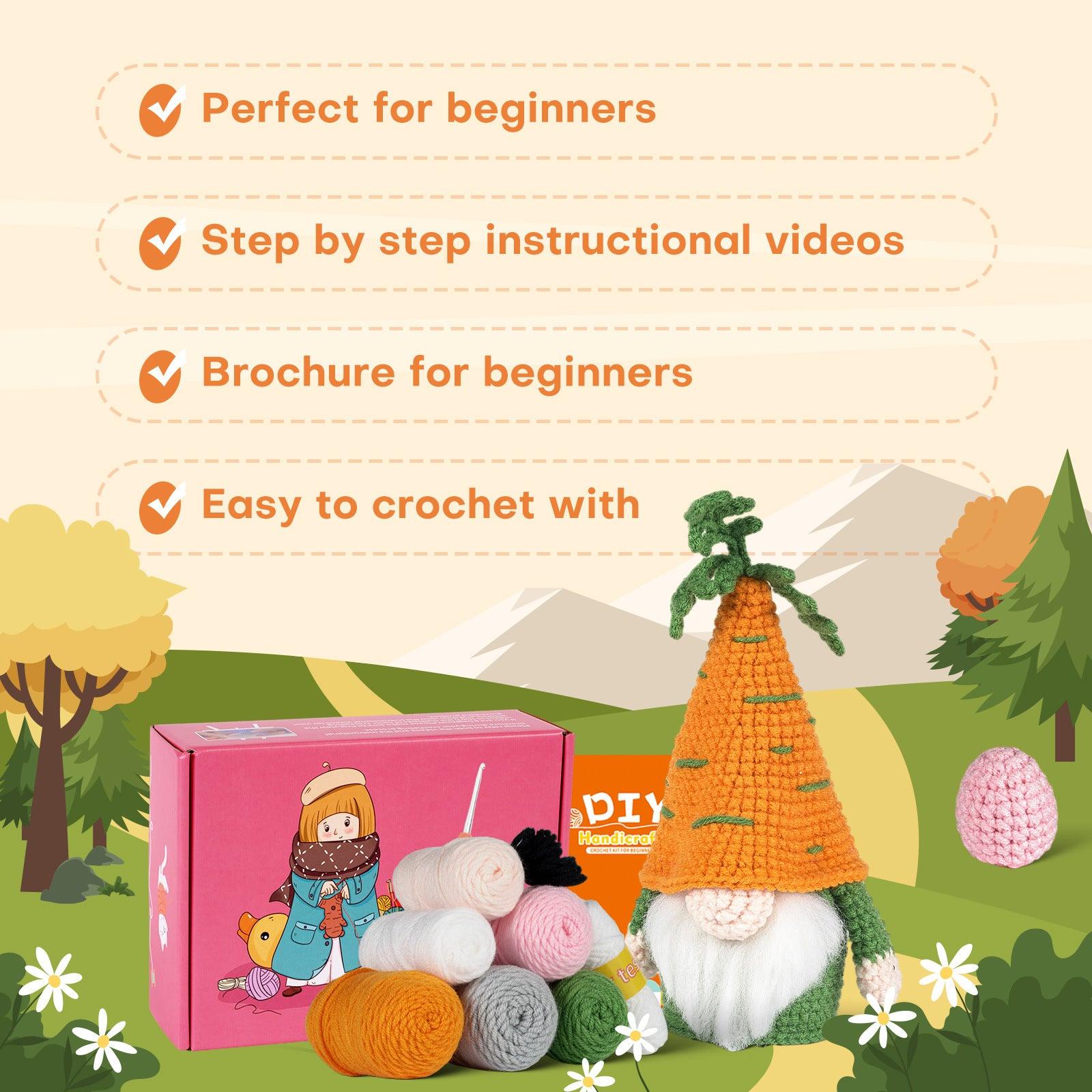 Beginners Crochet Kit-Christmas Carrots - Dynamic Frog