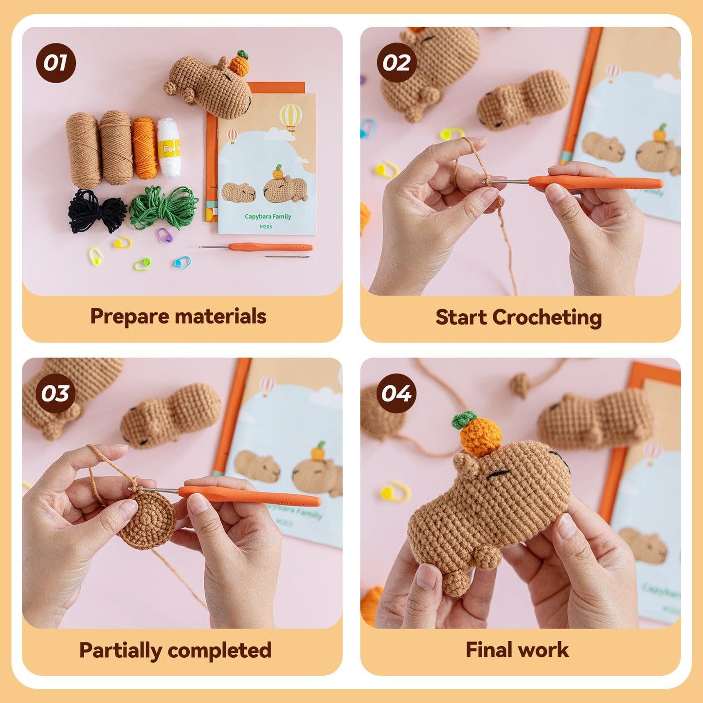 Penguin Crochet Kit for Beginners – Stitch Your Way to a Cuddly, Adorable Penguin! 🐧🧶 - Dynamic Frog