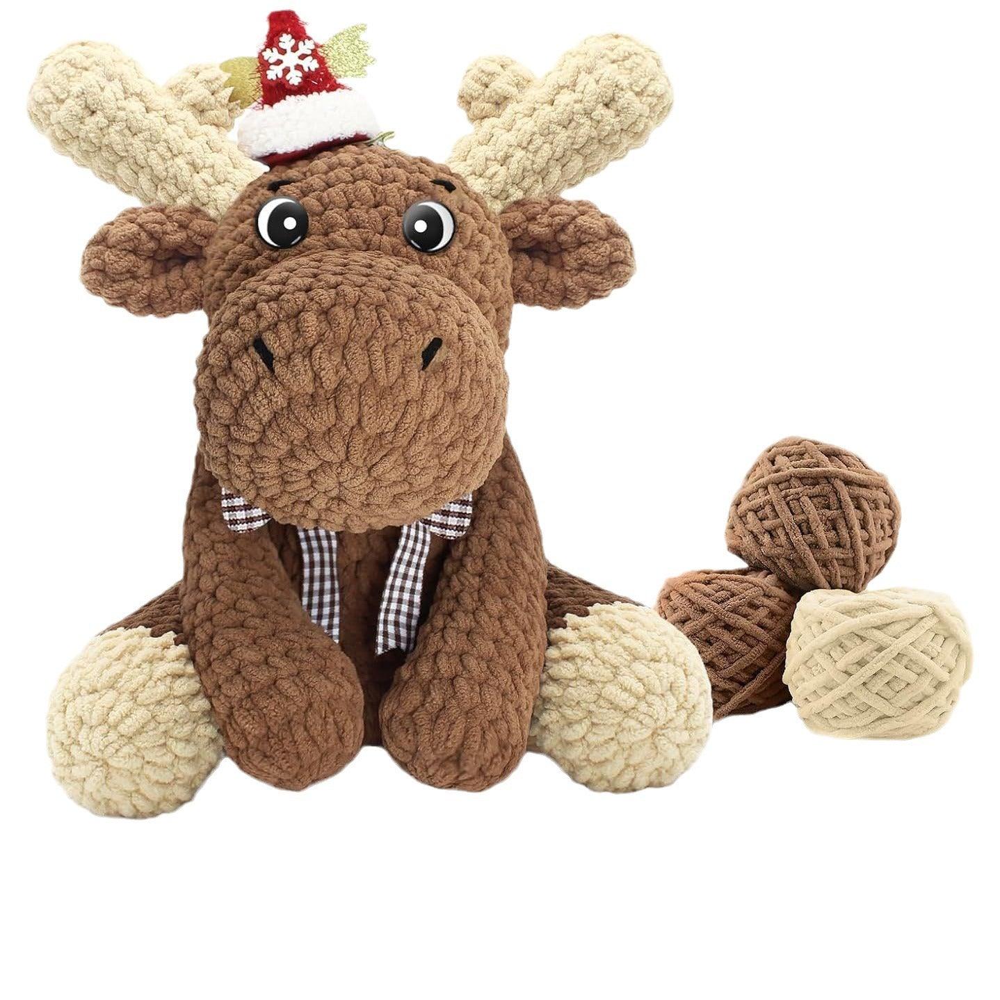 Brown Calf Crochet Kit for Beginners – Stitch Your Way to Cuteness!🐄🧶 - Dynamic Frog