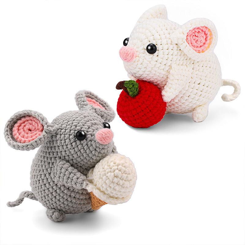 Mouse Crochet Kit for Beginners – Stitch Your Way to Cute with This Little Mouse!🐭🧶 - Dynamic Frog