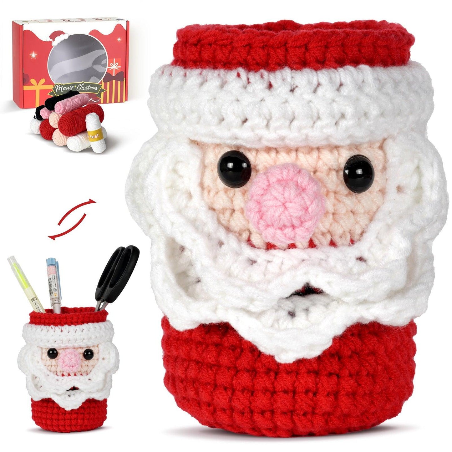 Beginners Crochet Kit-Santa Claus - Dynamic Frog