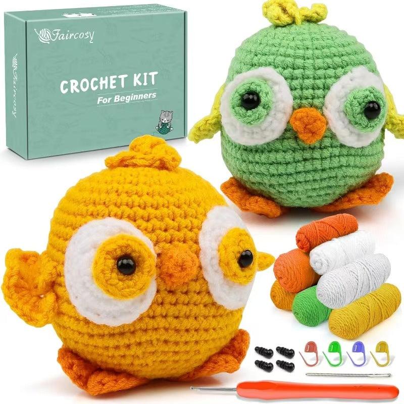 Beginners Crochet Kit-Little bird - Dynamic Frog