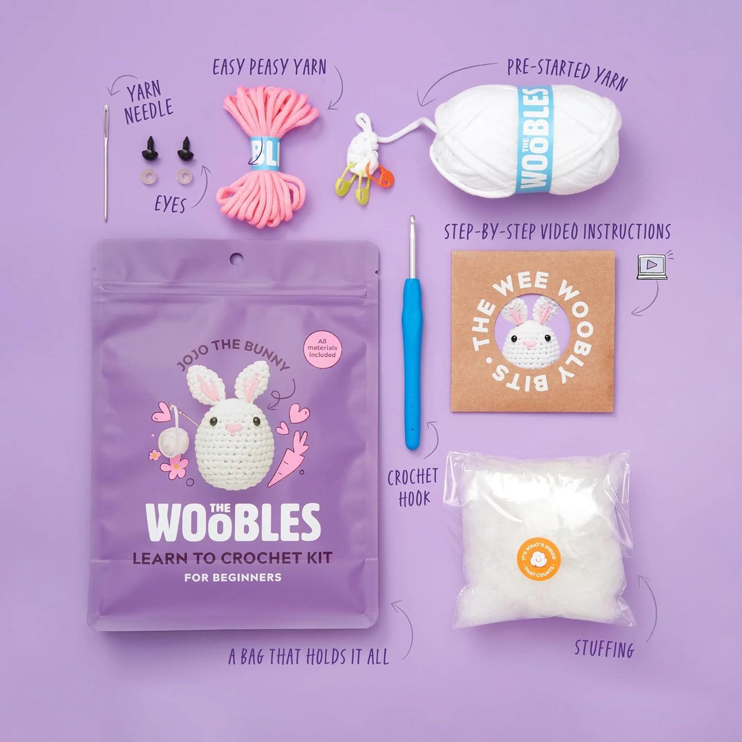 White Rabbit Crochet Kit for Beginners – Hop Into Crafting with Cuteness 🐇🧶 - Dynamic Frog