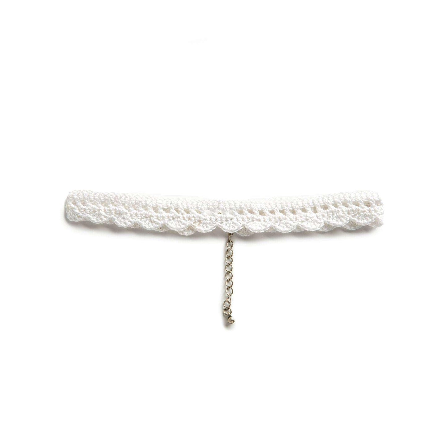 Aunt Lydia's Scalloped Crochet Choker