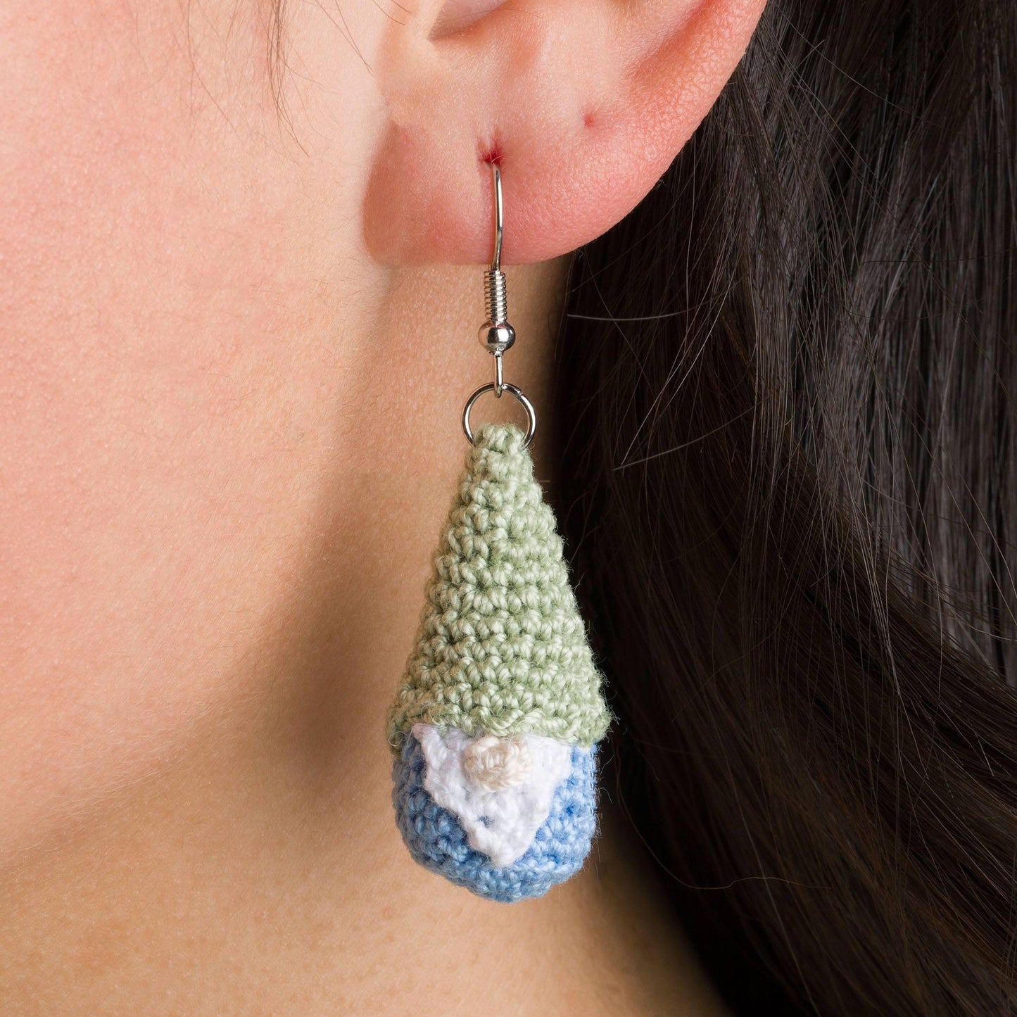 Aunt Lydia’s  Crochet Gnome Earrings