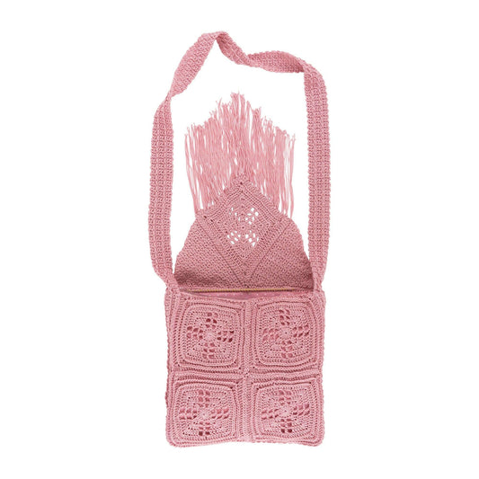 Aunt Lydia's Cross Body Boho Crocheted Bag