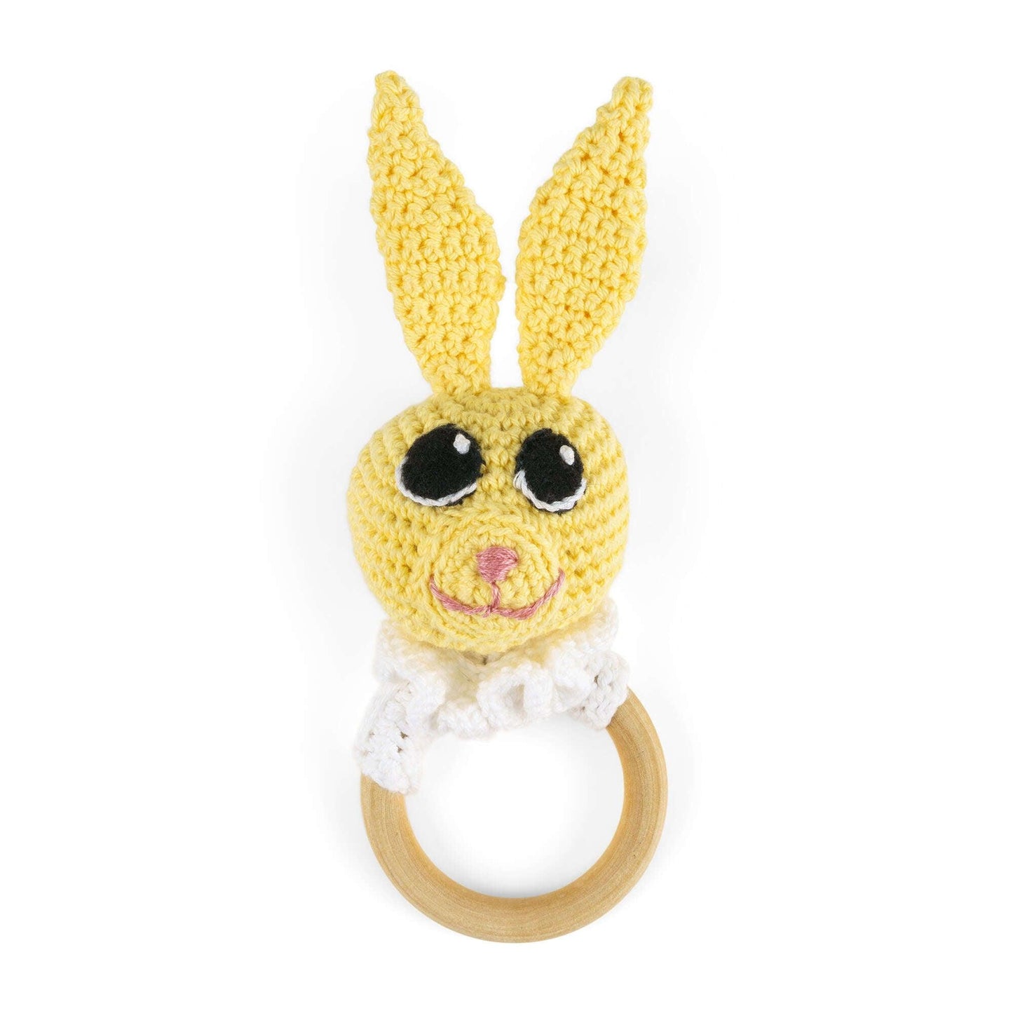 Aunt Crochet Lydia's Bunny & Bear Teething Rings