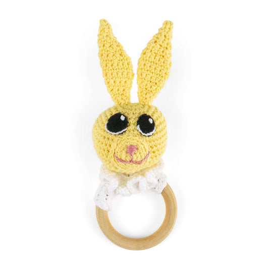 Aunt Crochet Lydia's Bunny & Bear Teething Rings