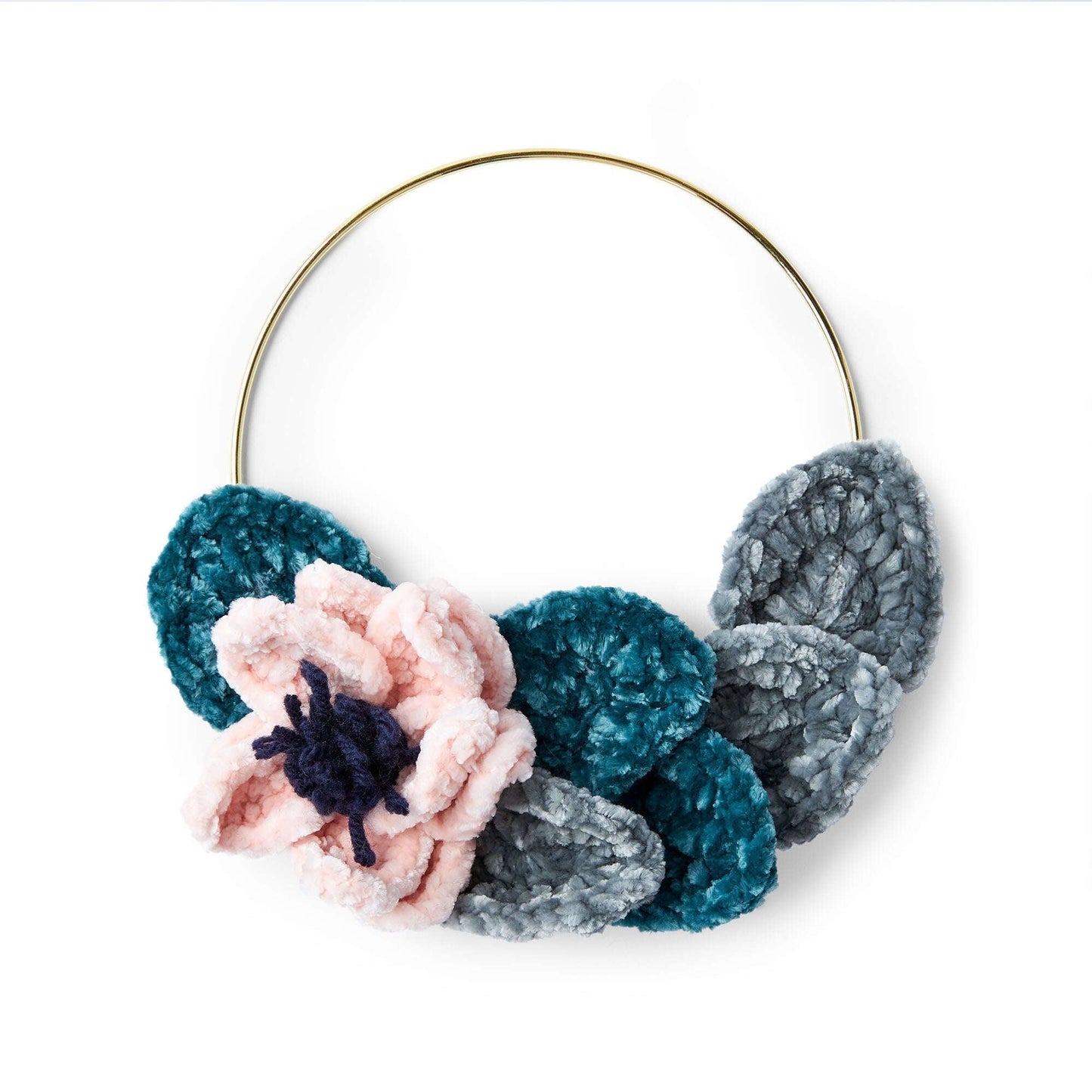 Bernat Floral Wreath Crochet Party Favor