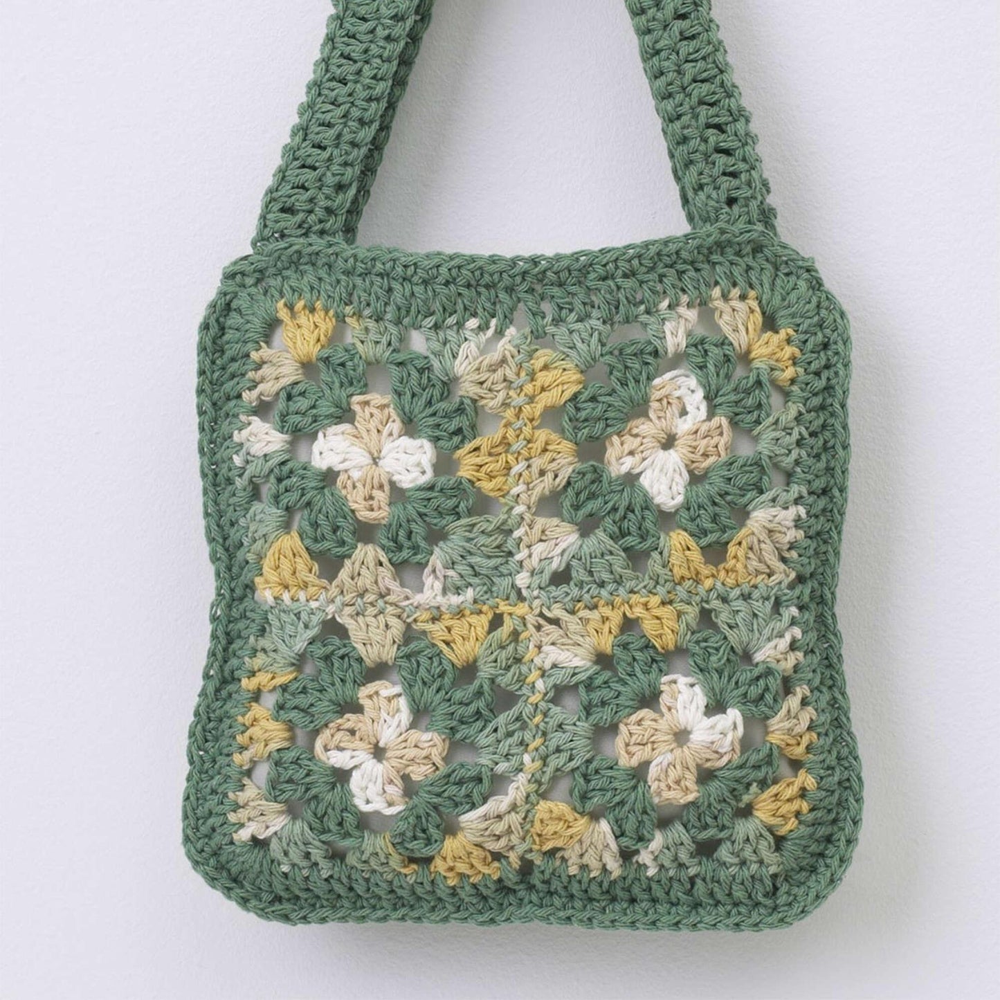 Bernat Crochet Granny Square Bag