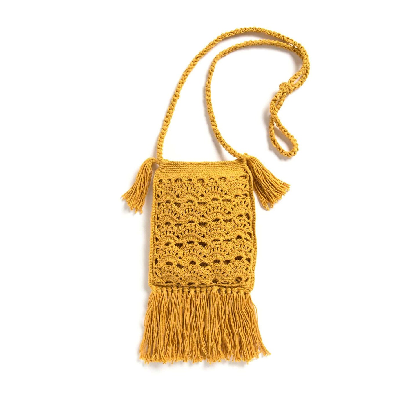 Bernat Boho Inspired Crochet Bag - Dynamic Frog