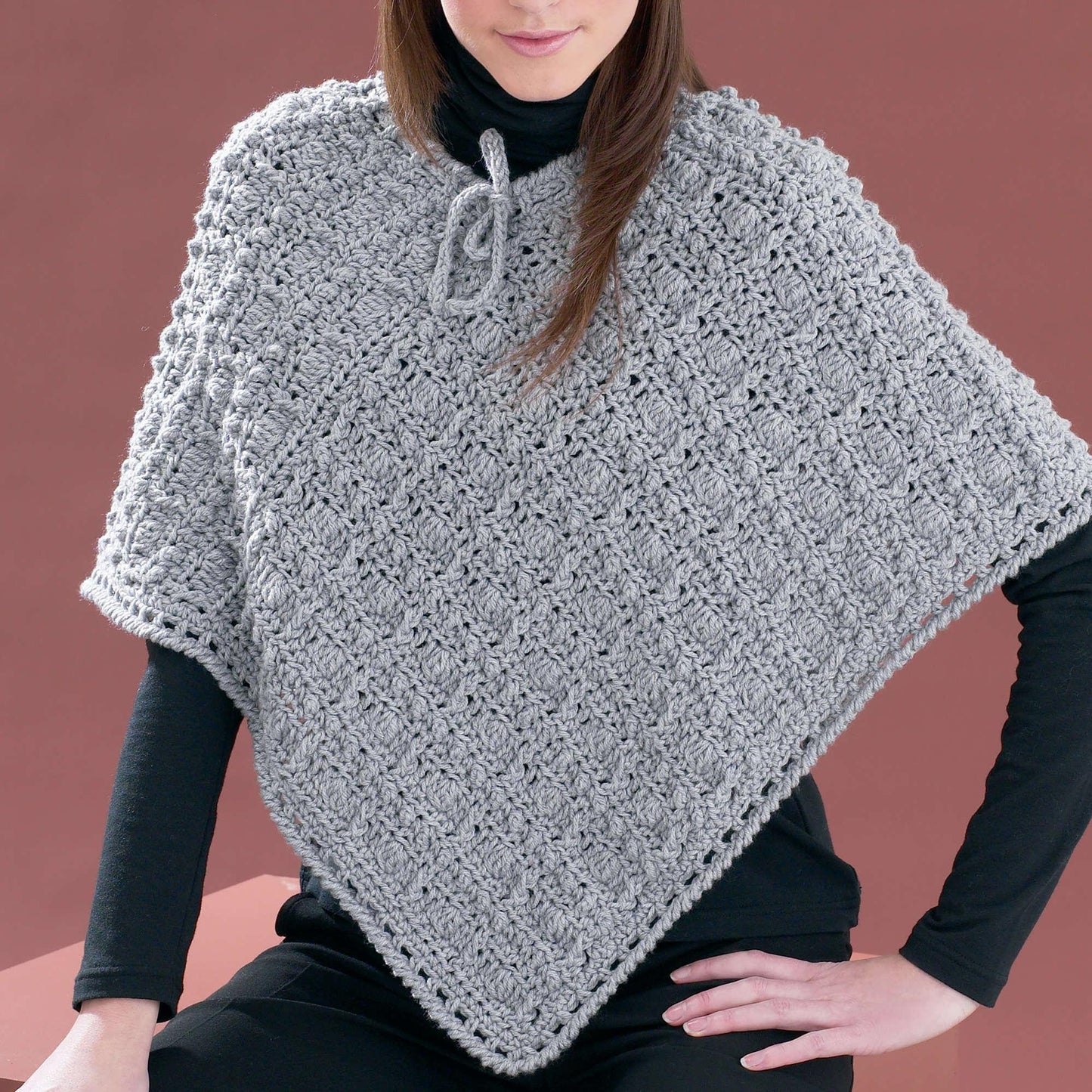 Bernat Crochet Perfect Patterned Poncho