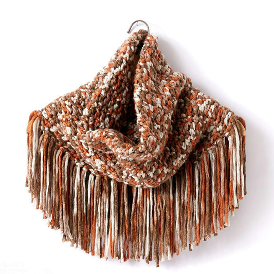 Bernat Fringy Crochet Cowl