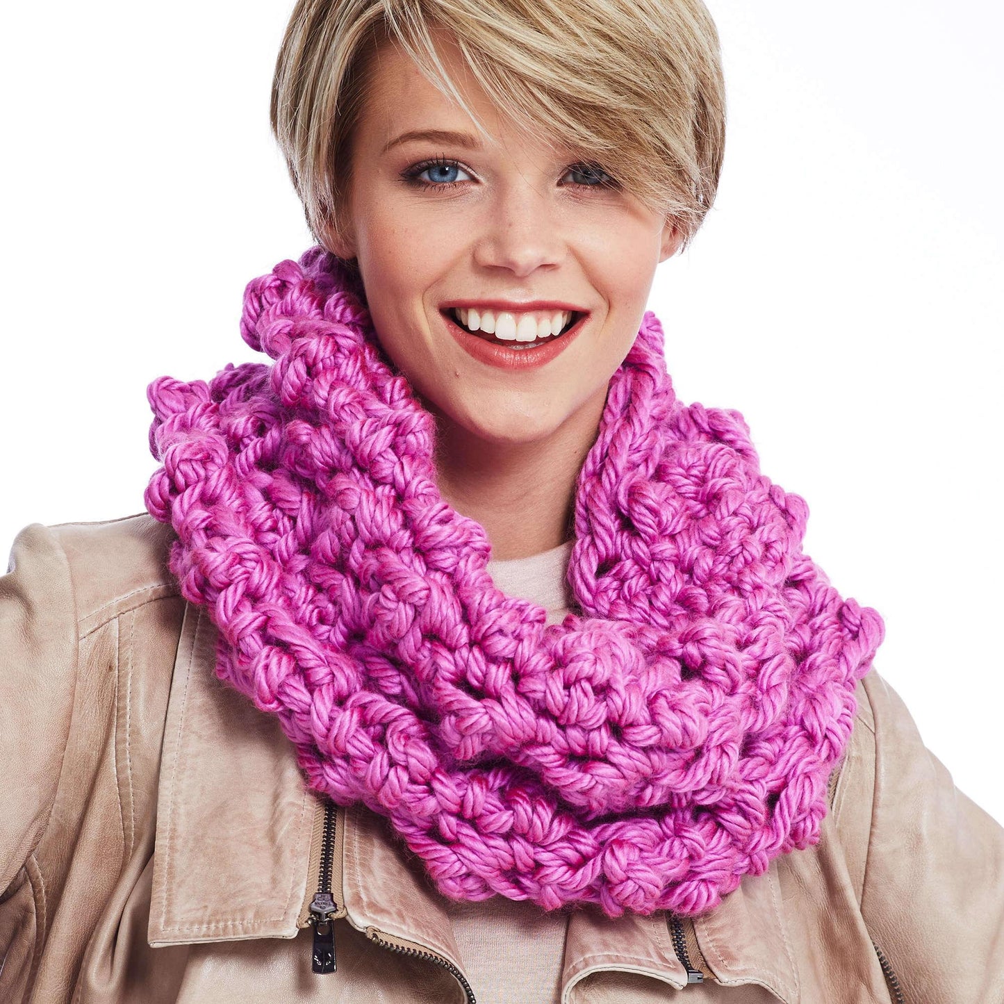 Bernat Crochet Gutsy Textured Cowl