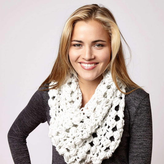 Bernat Crochet Frosted Cluster Cowl