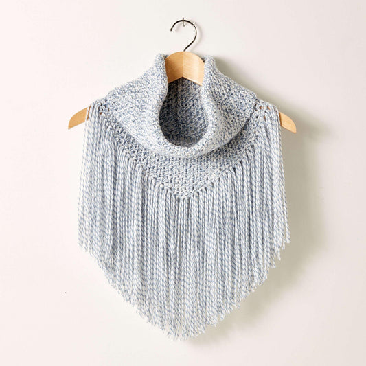 Bernat Crochet Cozy Fringed Cowl