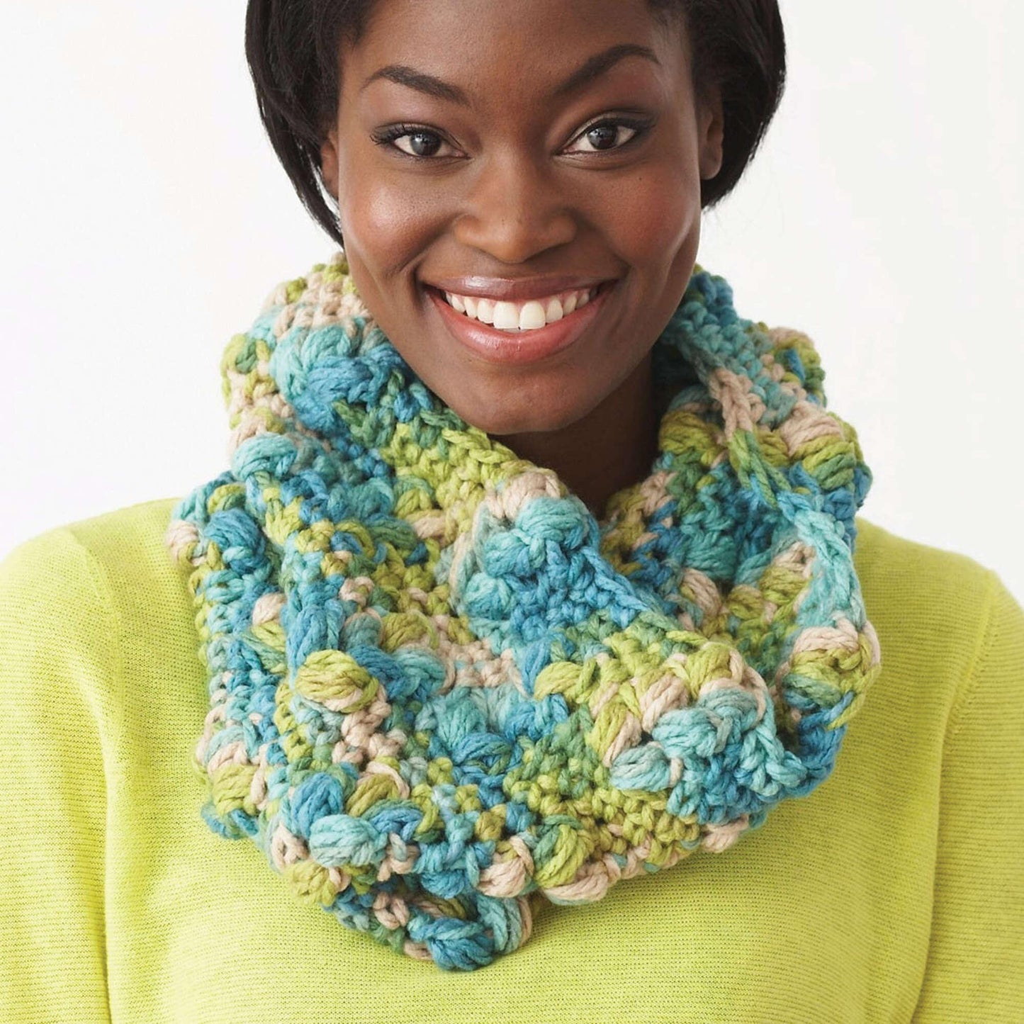 Bernat Crochet Textured Cowl