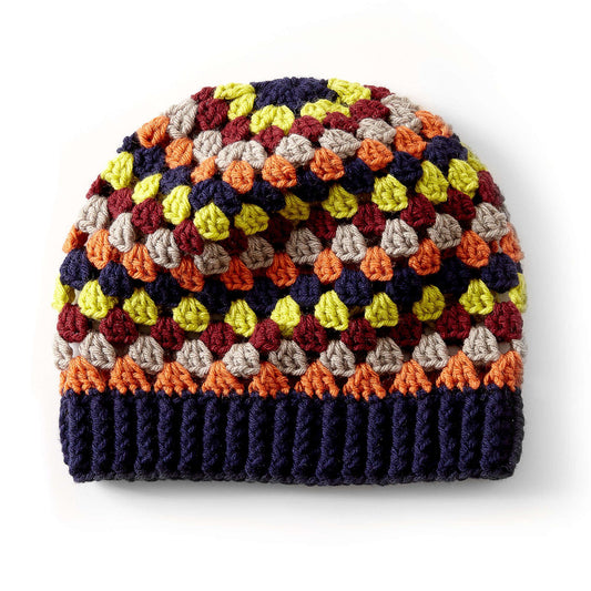 Bernat Crochet Granny Stripes Hat