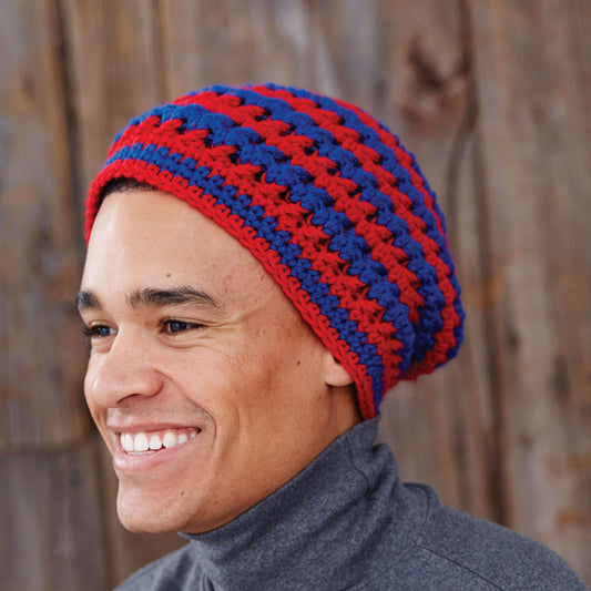 Bernat Crochet Patriotic Spirit Hat