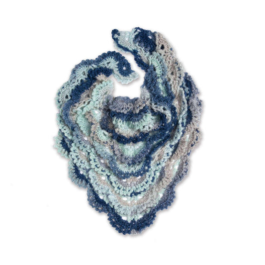 Bernat Crochet Shell Stitch Triangular Shawl