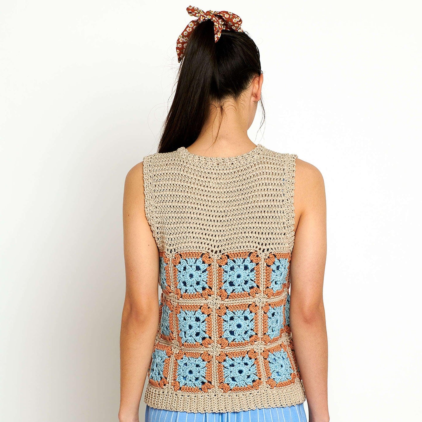 Bernat Granny Square Crochet Top