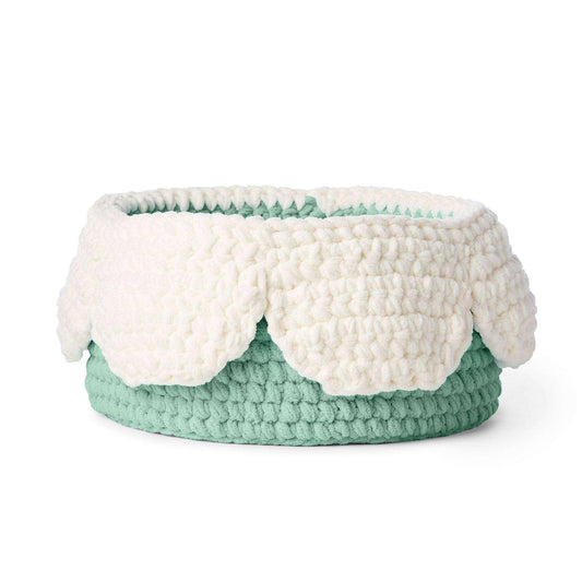 Bernat Crochet Petal Basket