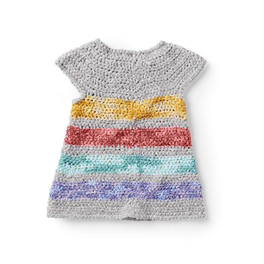 Bernat Crochet Rainbow Jumper Dress