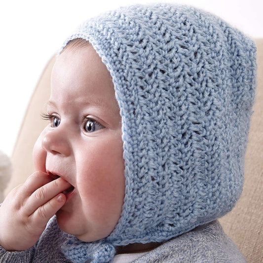 Bernat Crochet Herringbone Bonnet