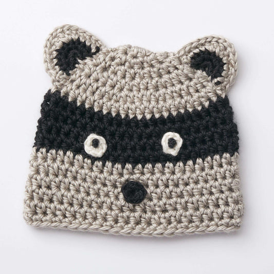 Bernat Crochet Raccoon Hat