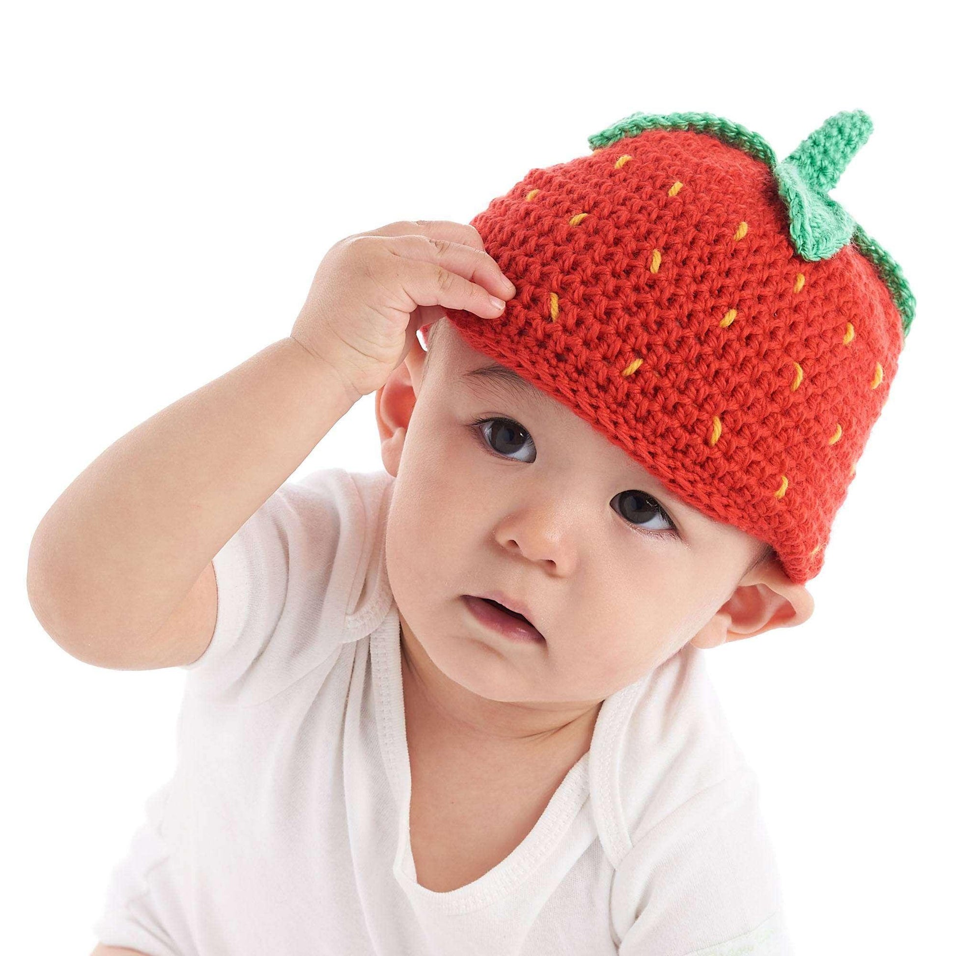 Bernat Berry Best Crochet Baby Hat - Dynamic Frog