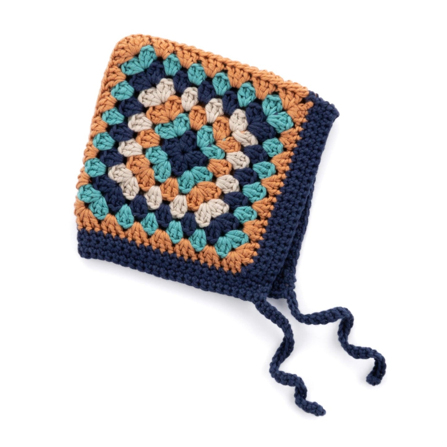 Bernat Crochet Granny Square Baby Bonnet