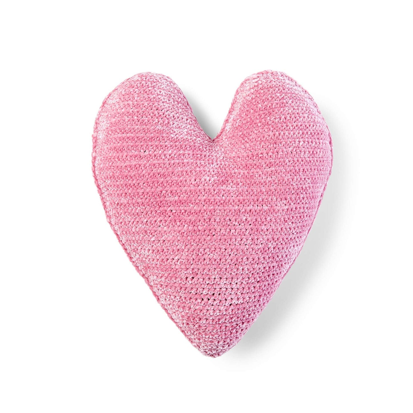 Bernat Crochet Heart Pillow