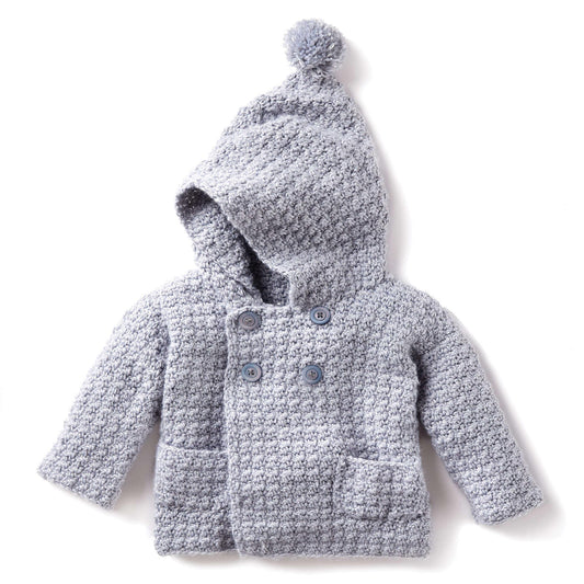 Bernat Cozy Crochet Hoodie - Dynamic Frog