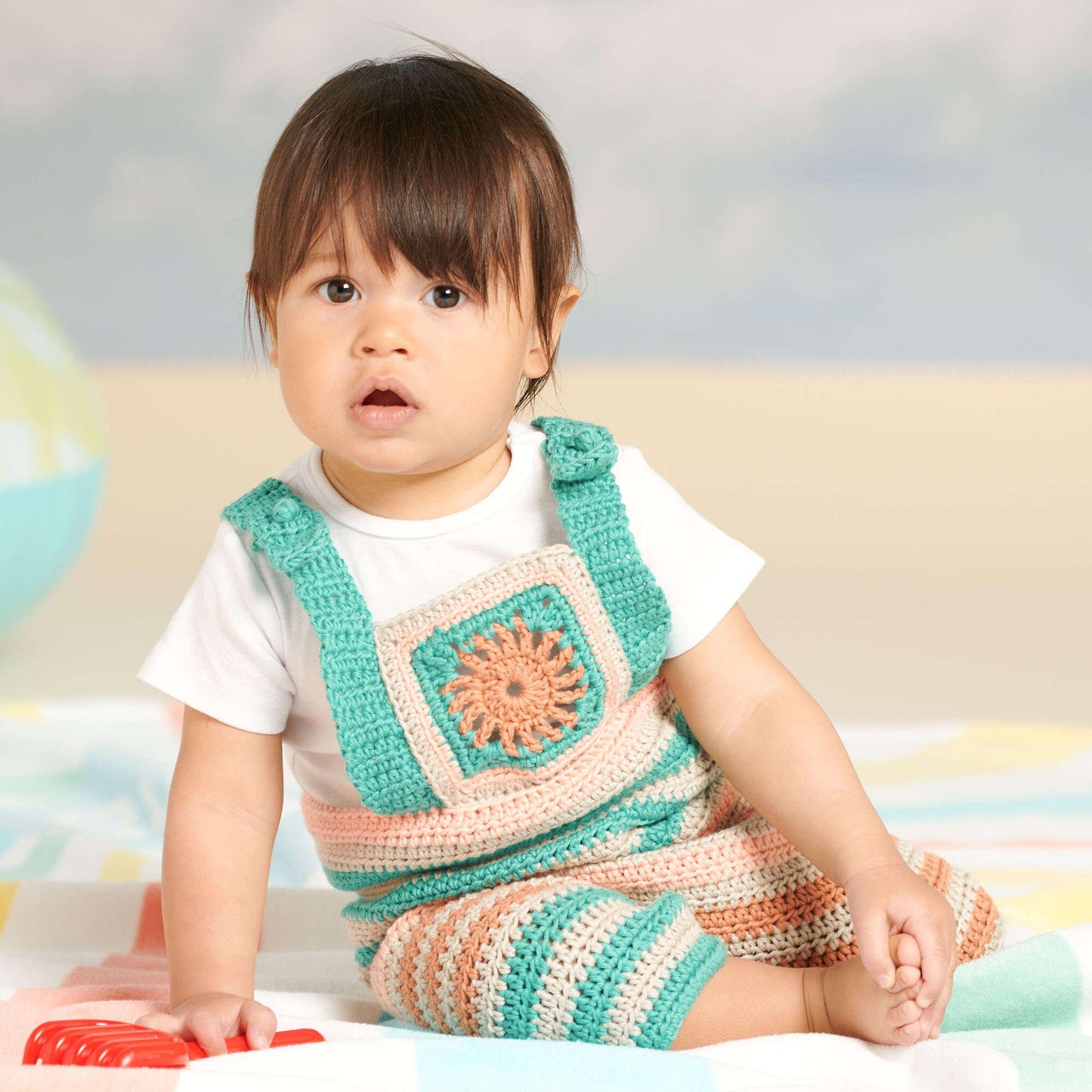 Bernat Crochet Summer Playtime Baby Romper