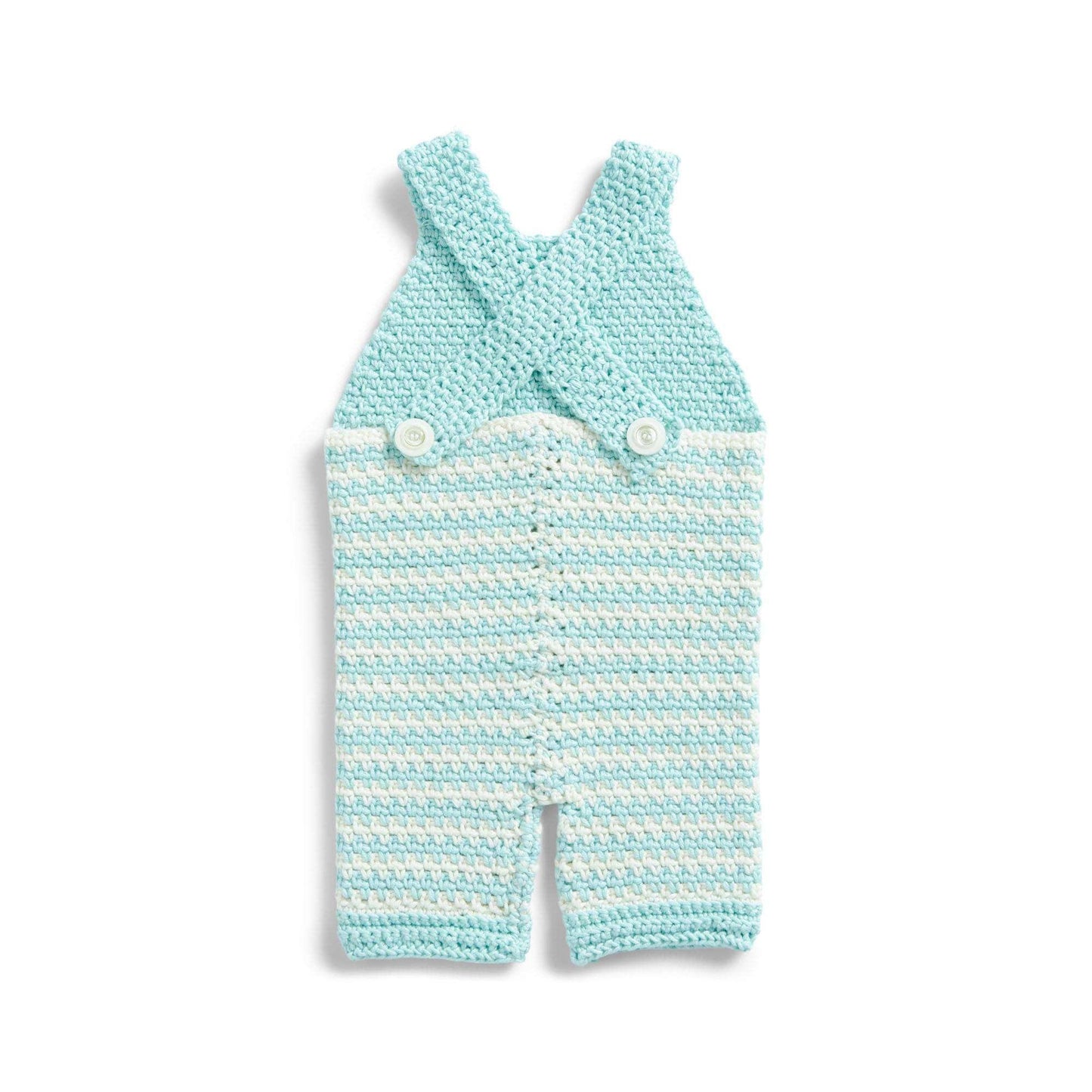 Bernat Crochet Striped Baby Romper