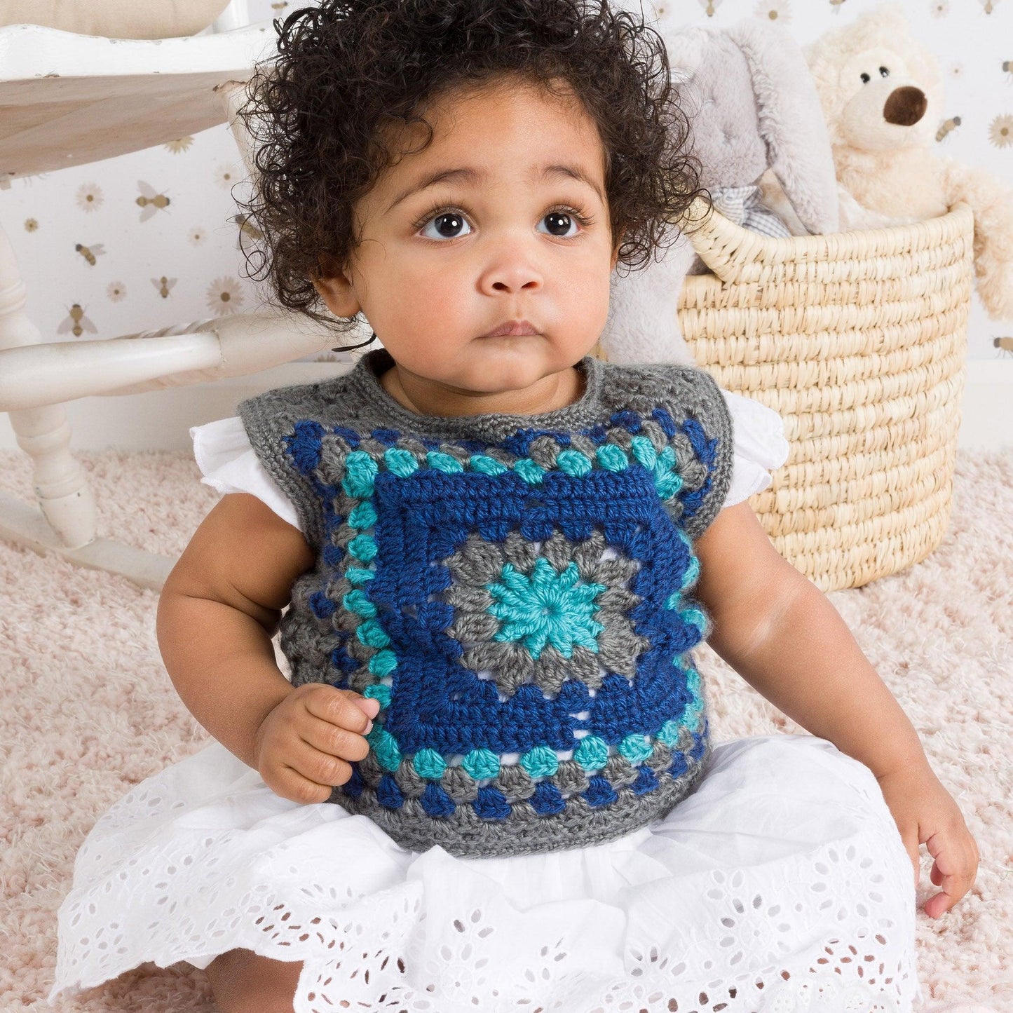 Bernat Crochet Wee Granny Vest