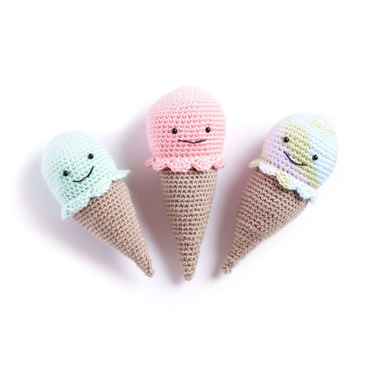 Bernat Crochet Ice Cream Cone Rattle