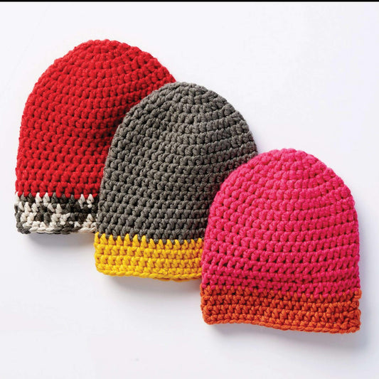 Bernat Dipped Tip Crochet Hat