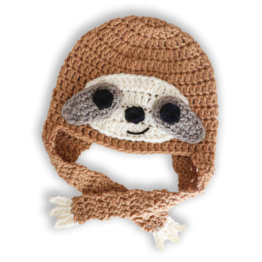 Bernat Crochet Sloth Hat