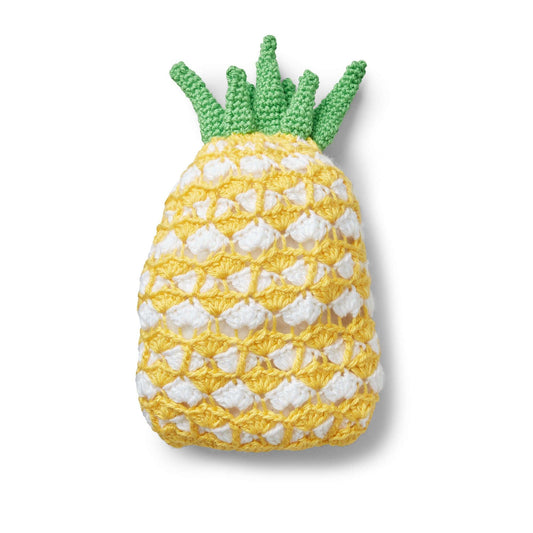 Bernat Juicy Pineapple Crochet Pillow