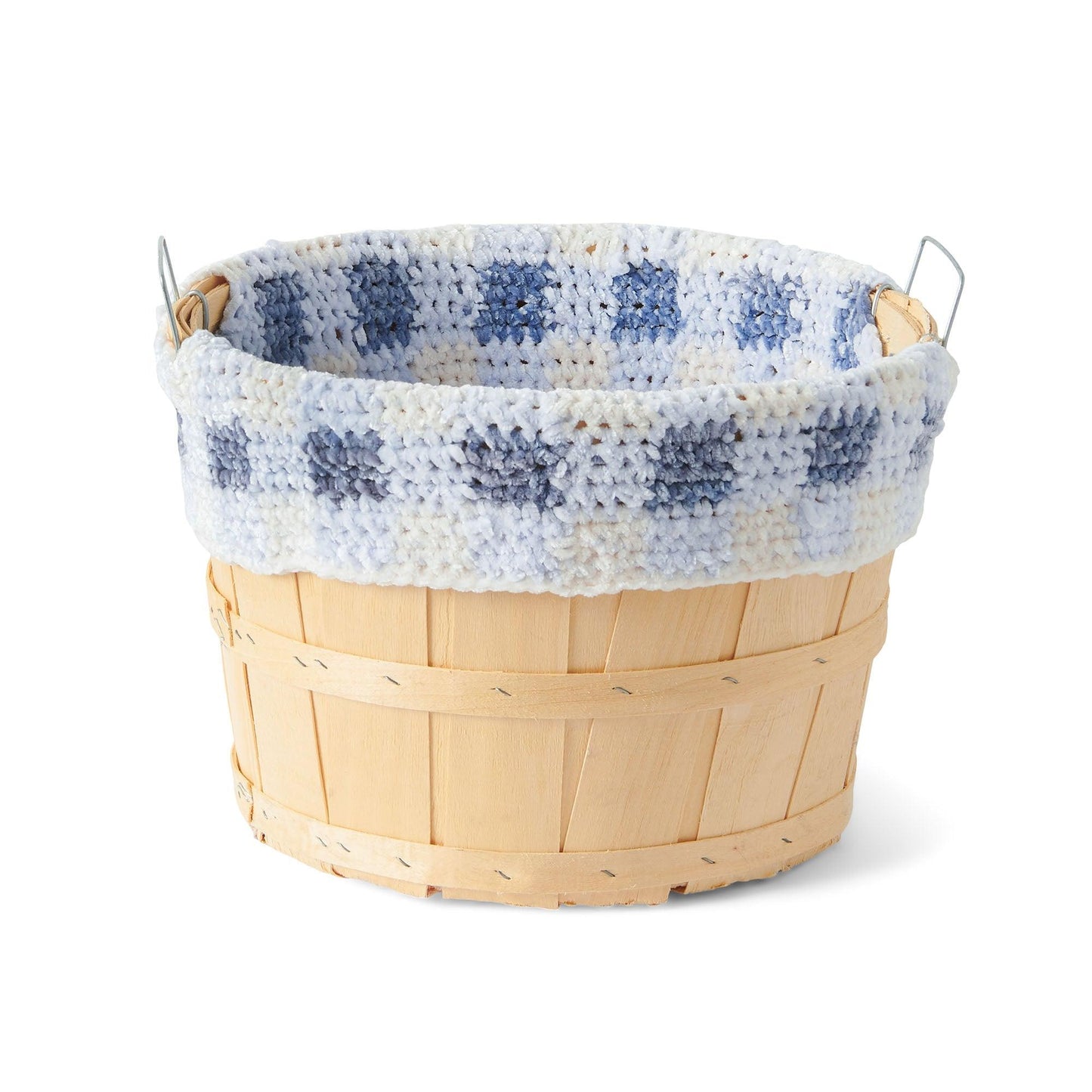 Bernat Crochet Gingham Bushel Basket Liner