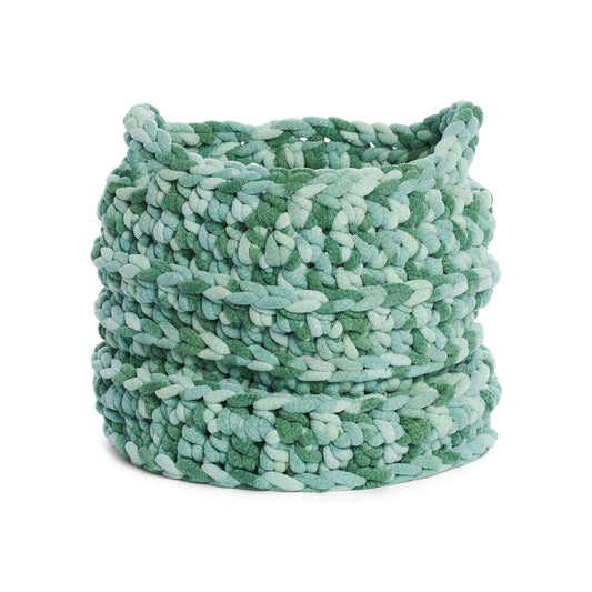 Bernat Crochet Textured Bands Basket