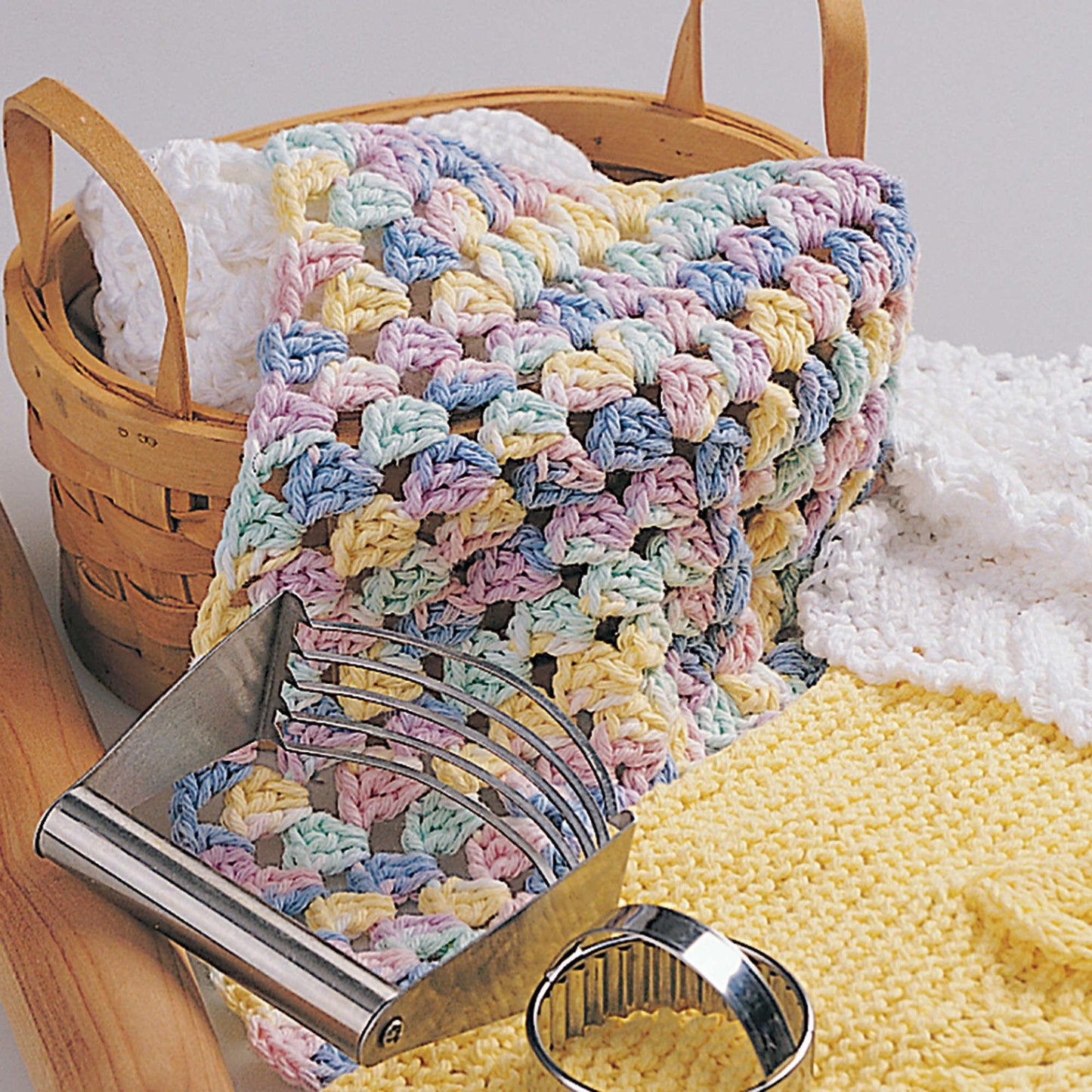 Bernat Crochet Granny Square Dishcloth