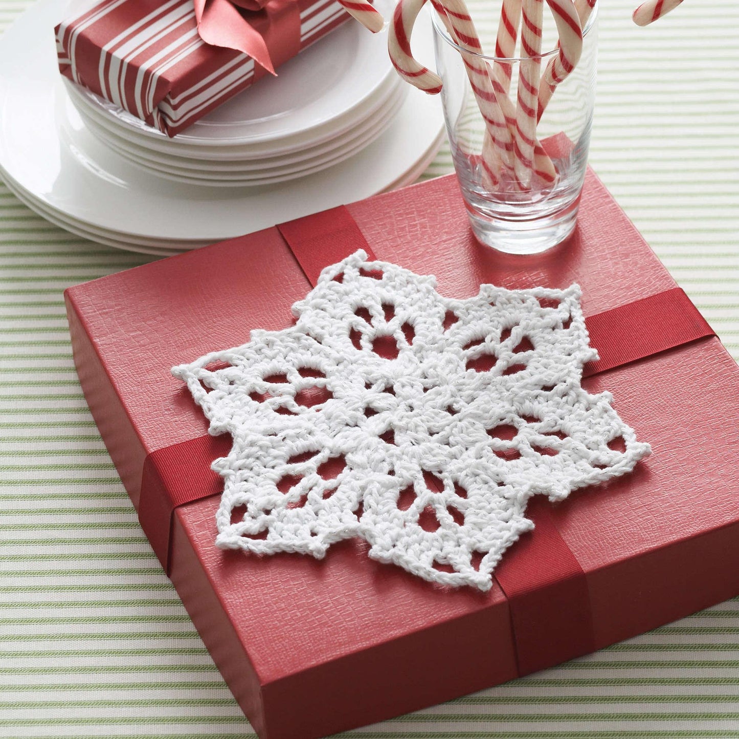 Bernat Crochet Snowflake Dishcloth