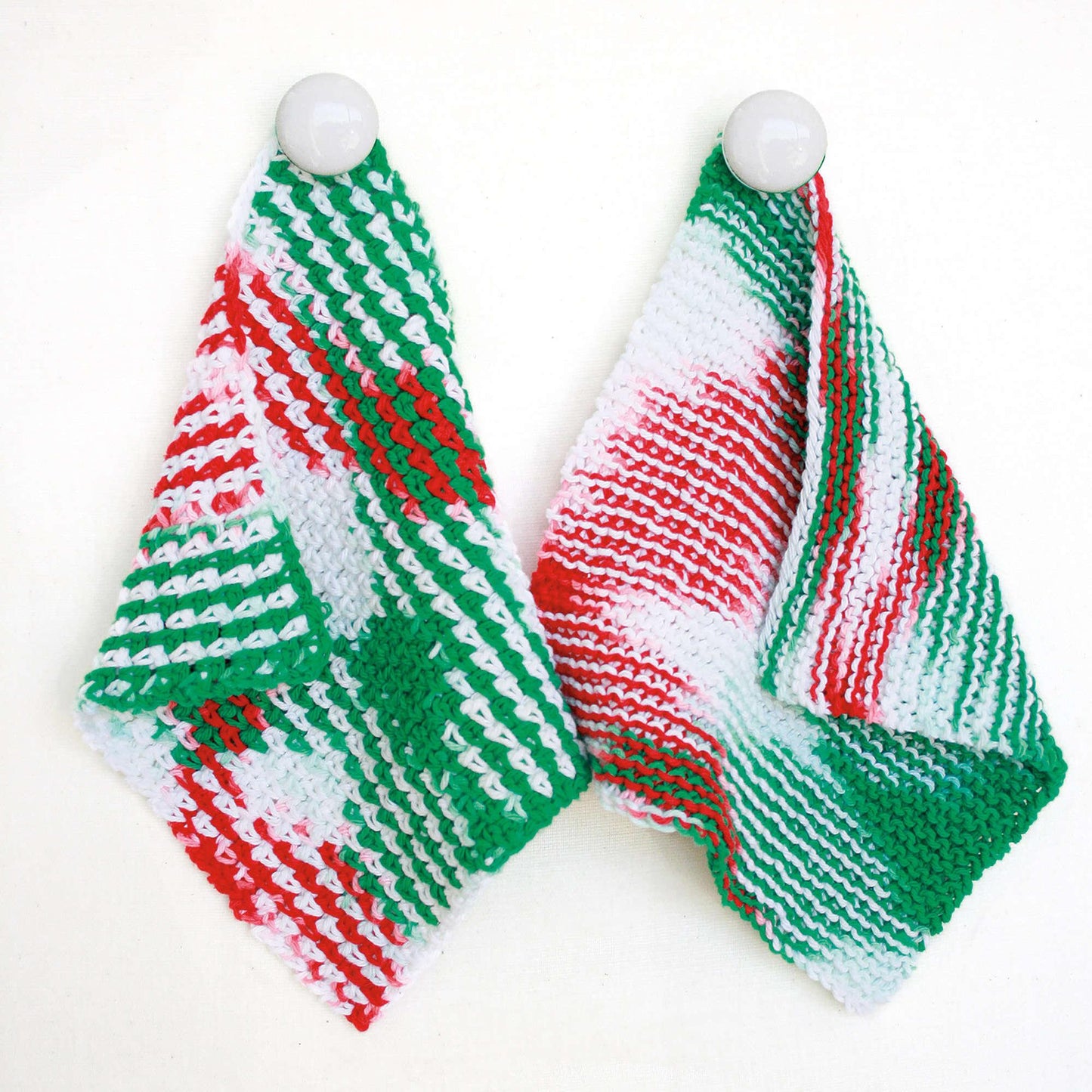 Bernat Holiday Crochet Dishcloth