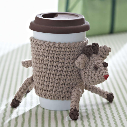 Bernat Crochet Reindeer Cup Cozy